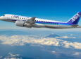 ANA E190-E2 in flight.