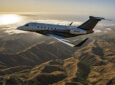 Flexjet Praetor 600E in flight.