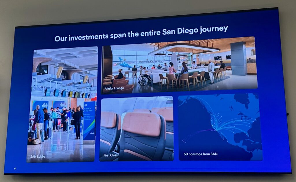 Graphic shows Alaska's investments in San Diego