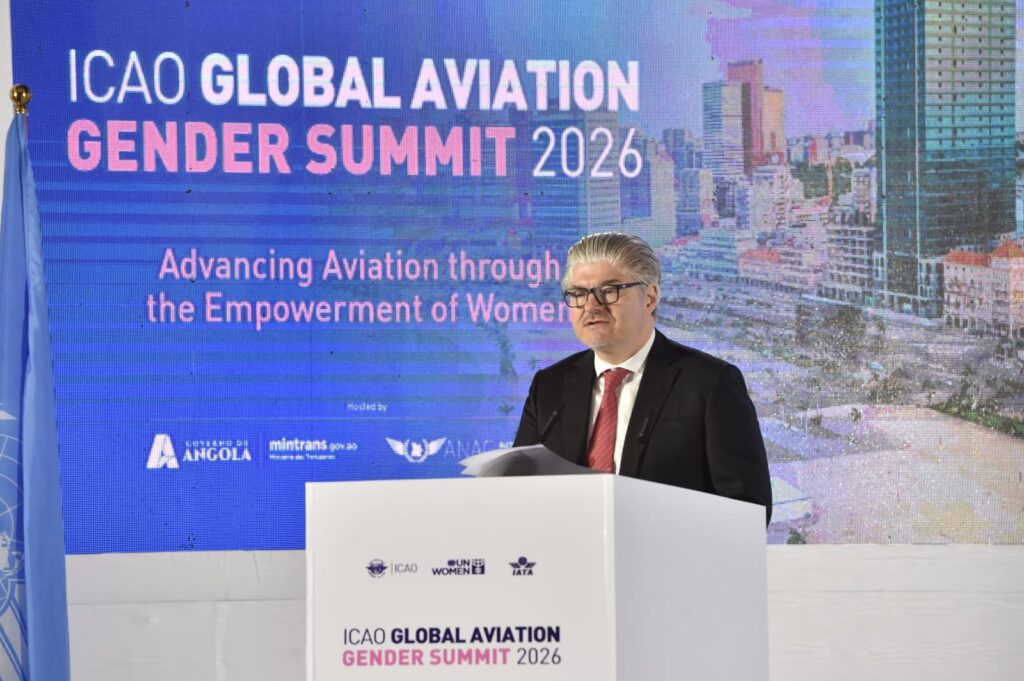 ICAO Secretary General Juan Carlos Salazar is speaking at the Global Aviation Gender Summit.