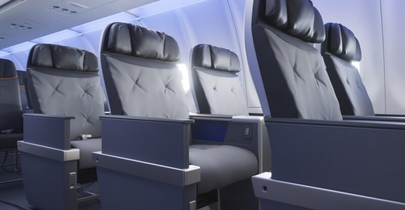 BlueFirst recliners with grey seat covers and dark grey headrets
