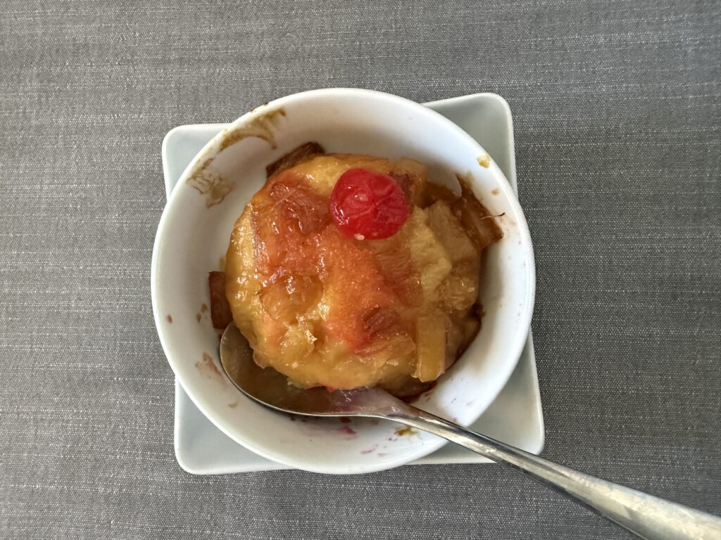Pineapple upside down cake.