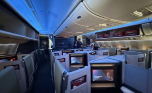 American Airlines' new Flagship Suite business class cabin on the 777-300ER.