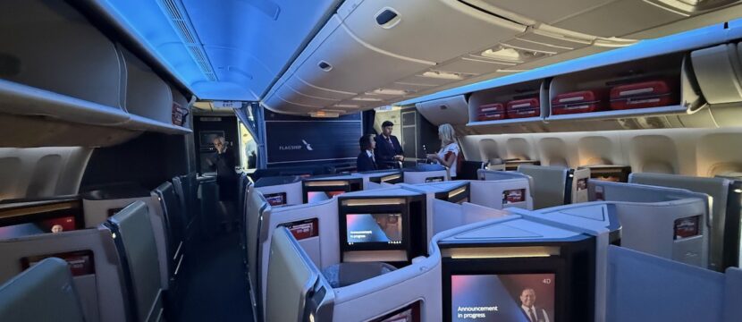American Airlines' new Flagship Suite business class cabin on the 777-300ER.