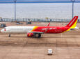 VietJet Air Airbus A321 airplane at Macau Airport in China