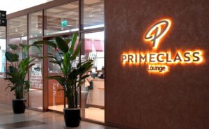 Primeclass lounge entrance.