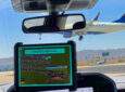 An airport vehicle using the new Honeywell Aerospace ground vehicle technology.