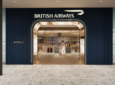 British Airways Heathrow T5C lounge main entrance.
