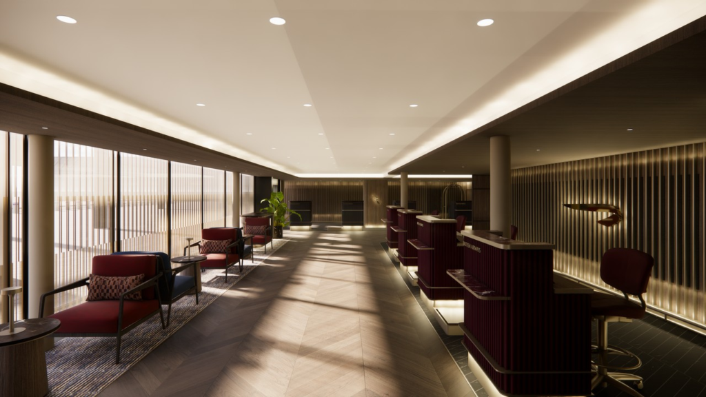 British Airways Heathrow T5C lounge First check-in experience.