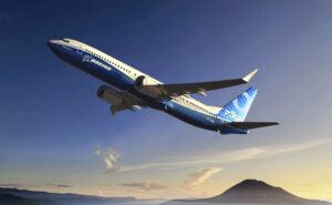 Boeing 737 MAX aircraft taking off