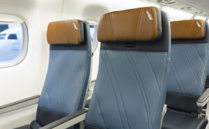 New RECARO seats on board the American Airlines Embraer E175.