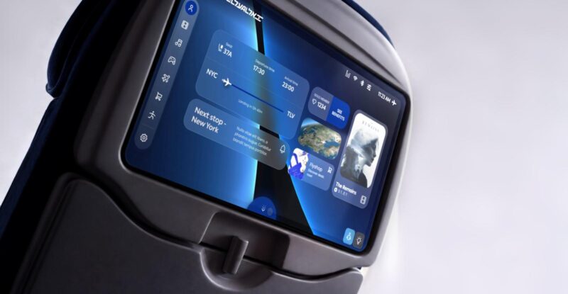 EL AL Israel Airlines IFE screen.