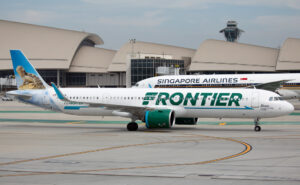 Frontier Airlines A321neo at LAX.