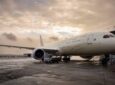 Etihad jet parked and ready to board