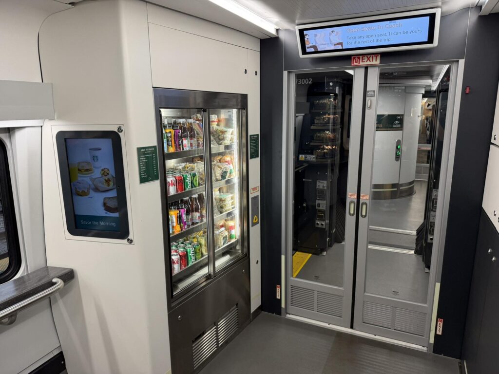 Cafe Car on board the Airo trainset