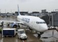 United Airlines 737-800 parked at O'Hare