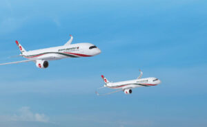 Biman Bangladesh Airlines A350-900 and A321neo in flight.