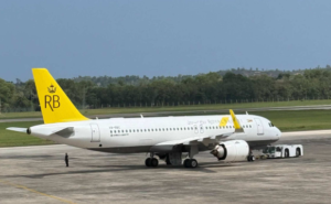 Royal Brunei A320neo with SES IFC installed