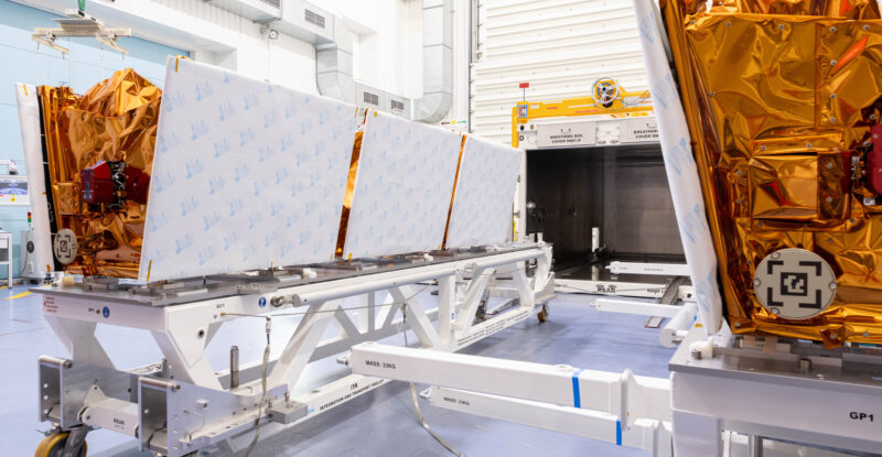 Airbus-made next-gen satellites for Eutelsat's OneWeb constellation are ready to be shipped to the launch site